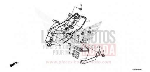 BATTERIE (CRF110FK/L/M/N) CRF110FK de 2019